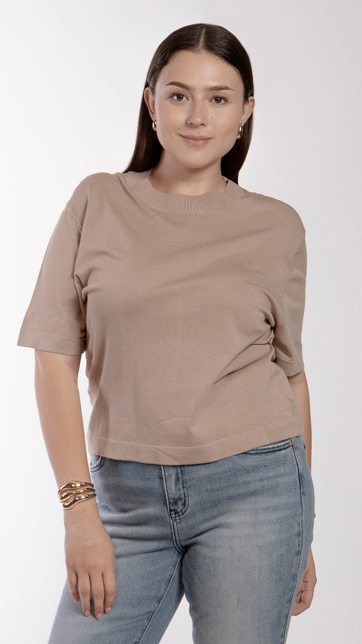 Blusa Manga Corta Curvy B Basic BB0295