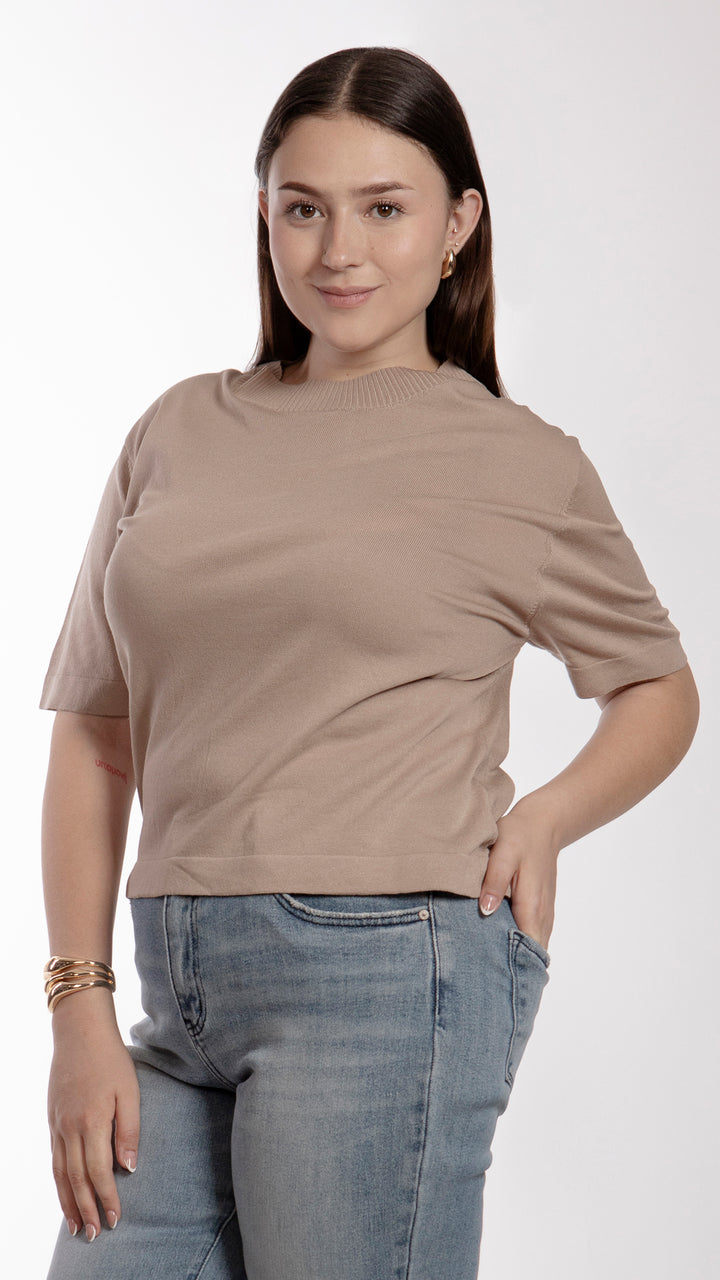 Blusa Manga Corta Curvy B Basic BB0295