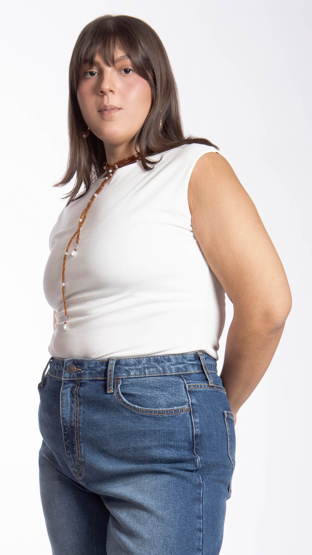 Blusa Sin Mangas Curvy B Basic BB0305