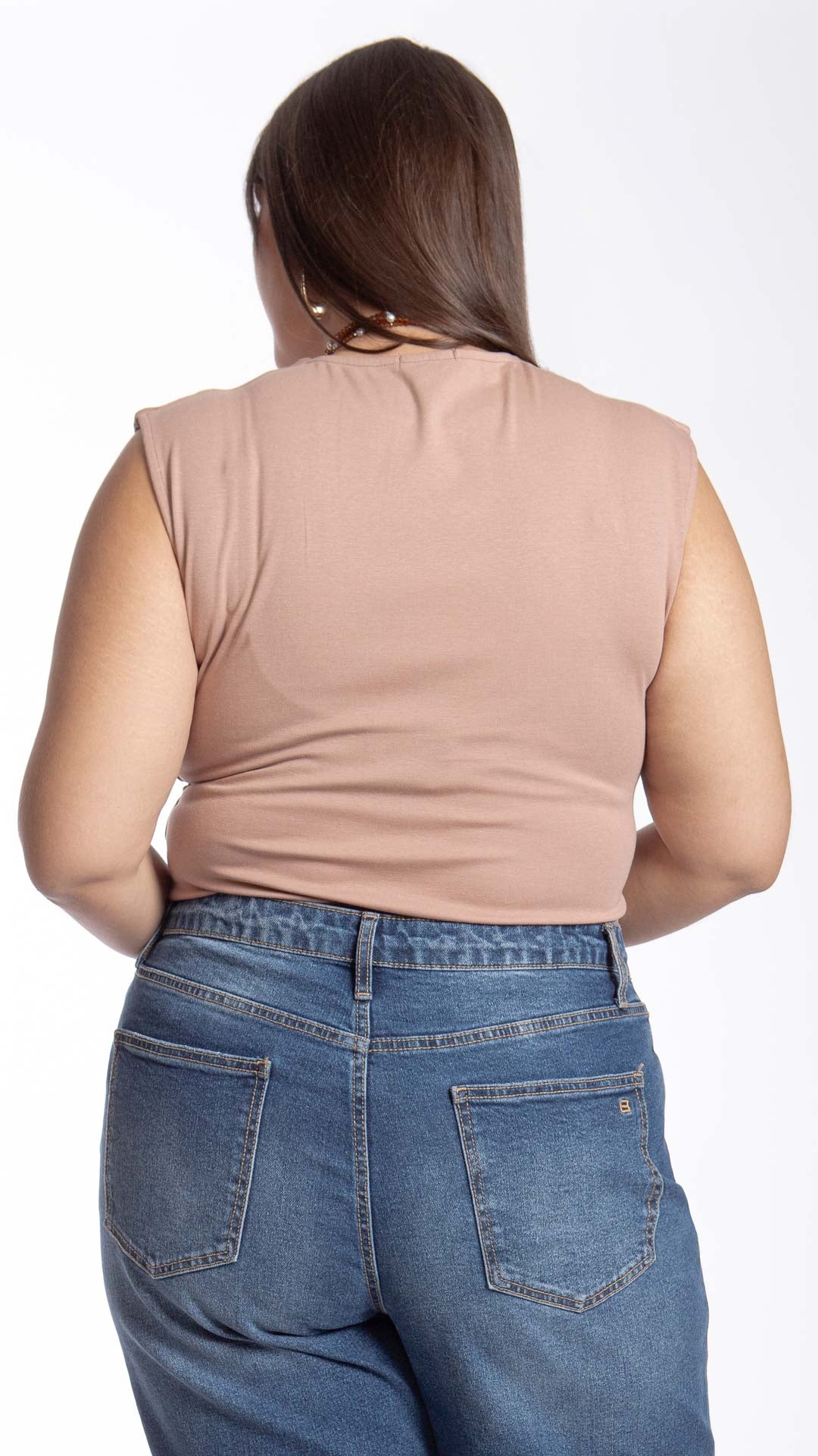 Blusa Sin Mangas Curvy B Basic BB0305