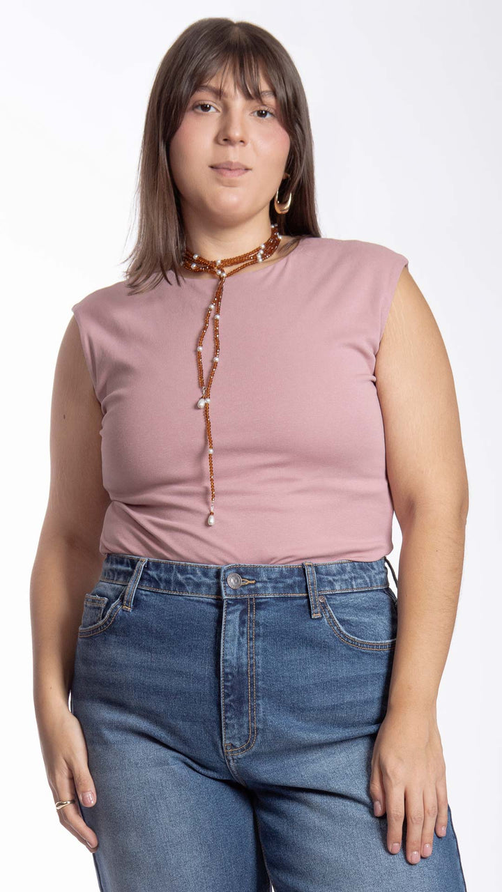 Blusa Sin Mangas Curvy B Basic BB0305