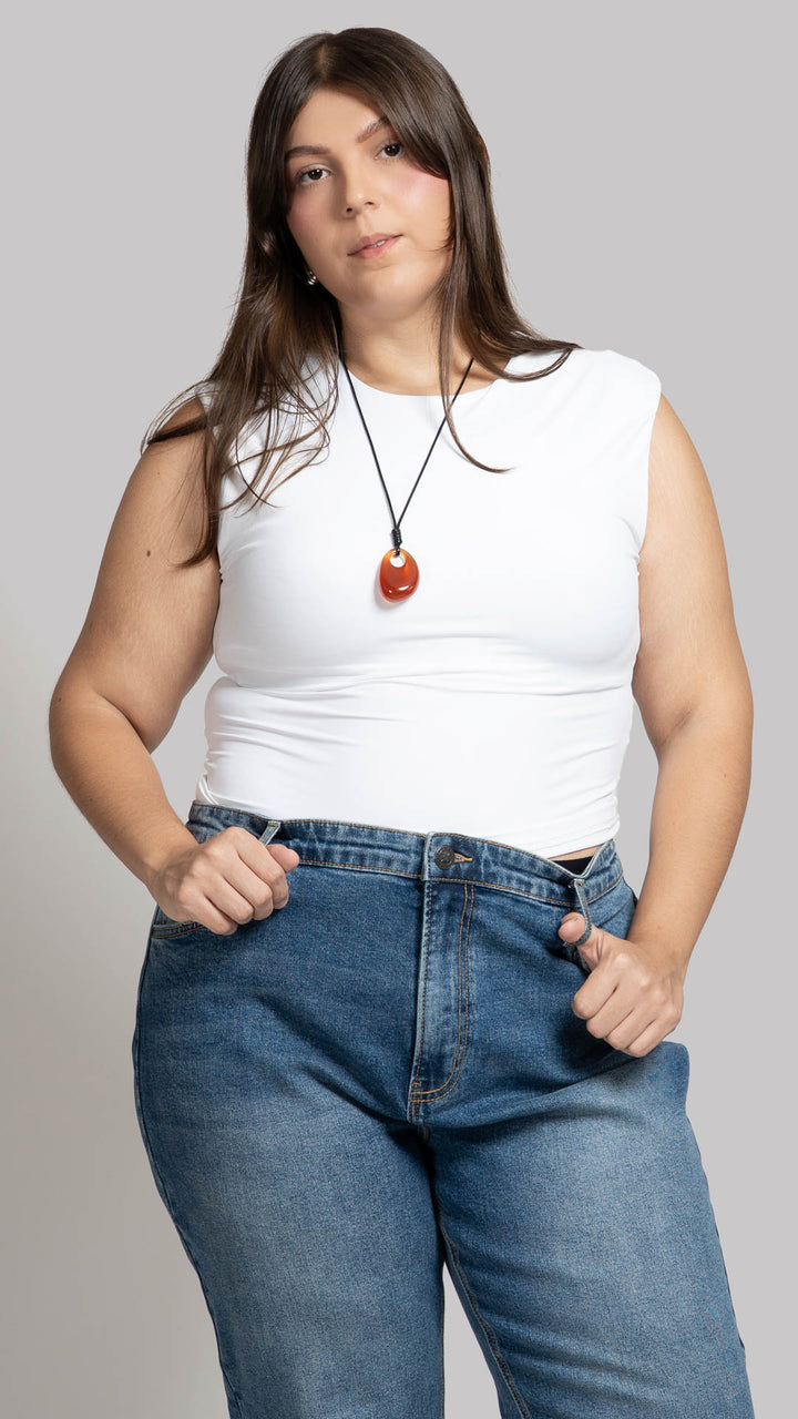Blusa Sin Mangas Curvy B Basic BB0336