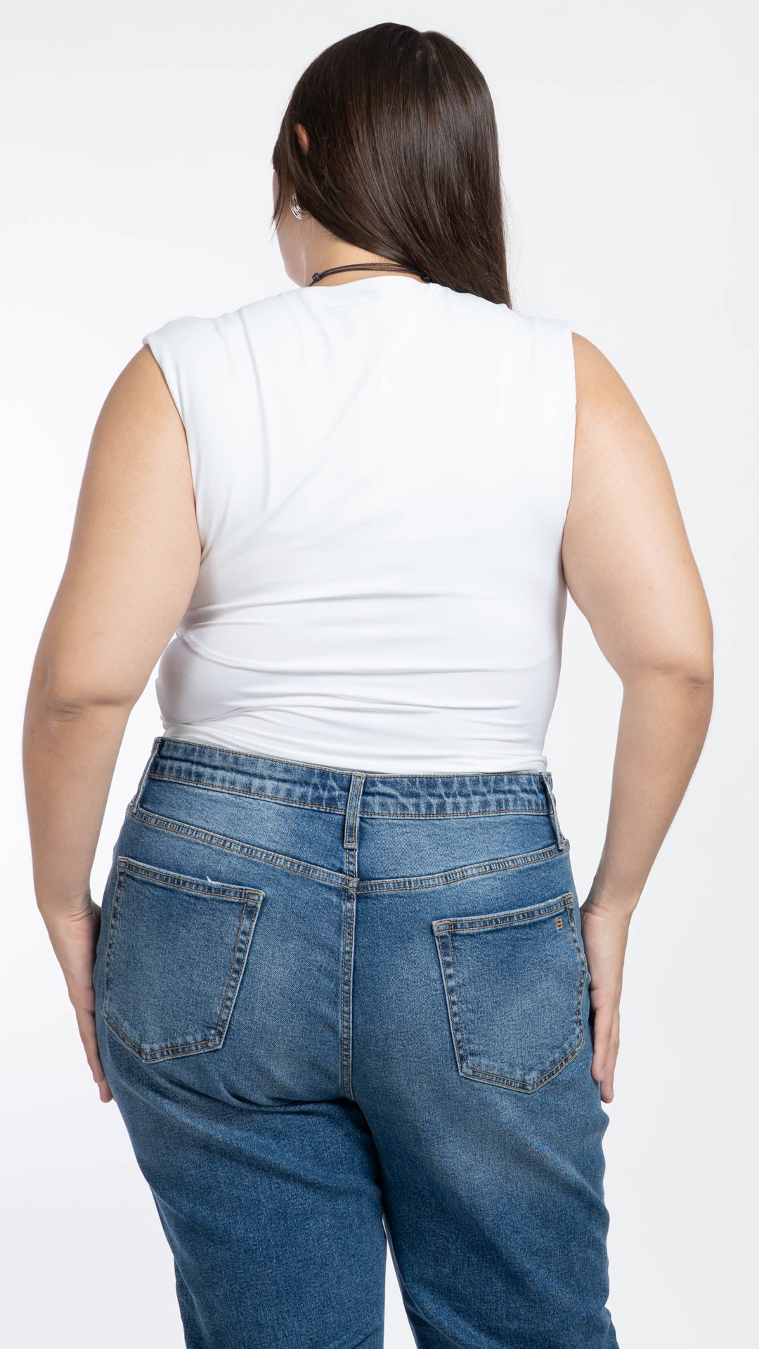 Blusa Sin Mangas Curvy B Basic BB0336