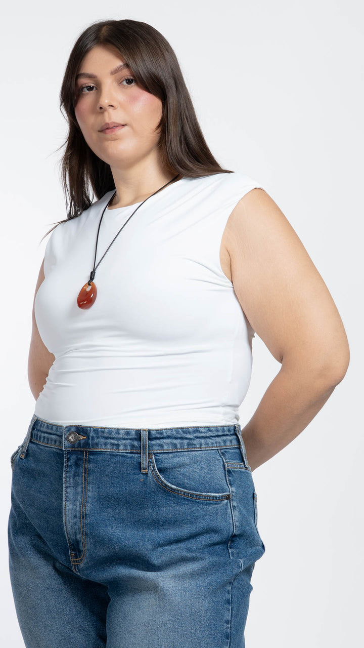 Blusa Sin Mangas Curvy B Basic BB0336