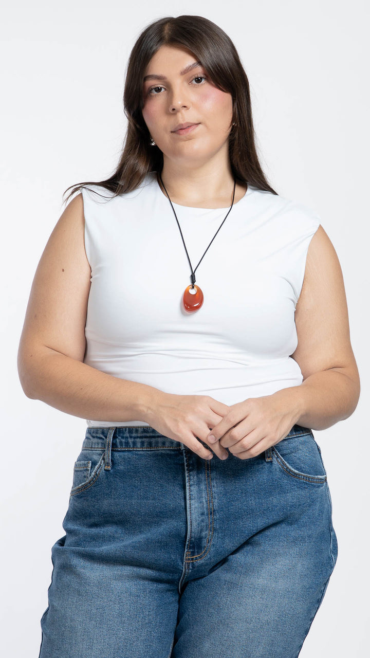 Blusa Sin Mangas Curvy B Basic BB0336