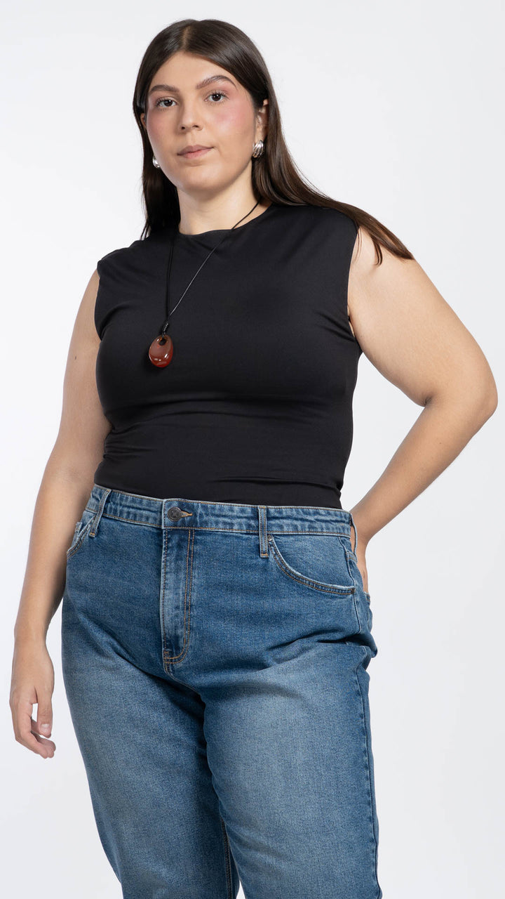 Blusa Sin Mangas Curvy B Basic BB0336