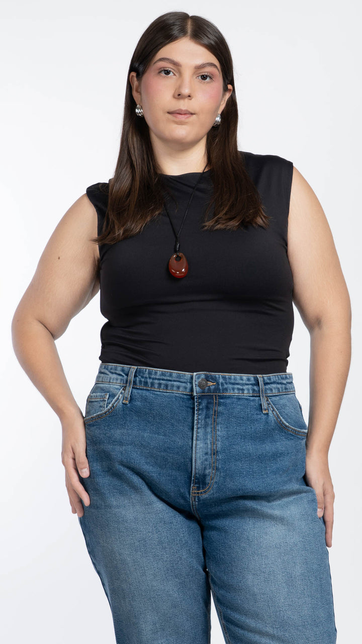 Blusa Sin Mangas Curvy B Basic BB0336