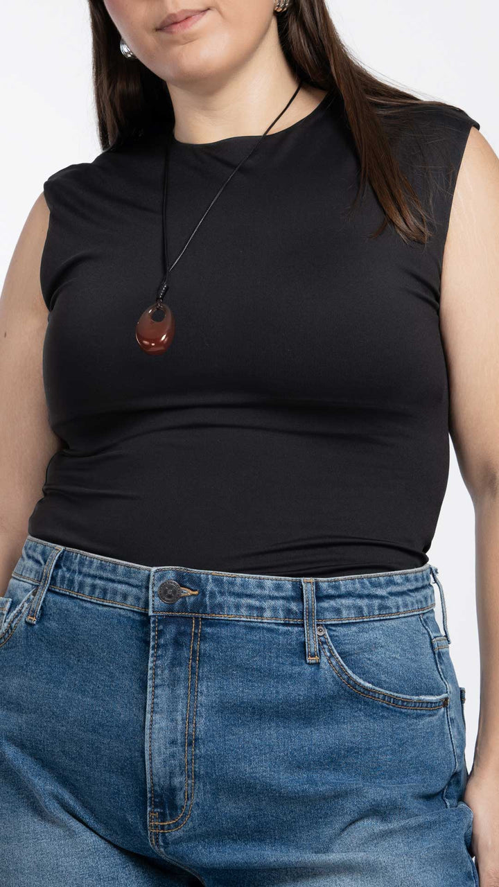 Blusa Sin Mangas Curvy B Basic BB0336