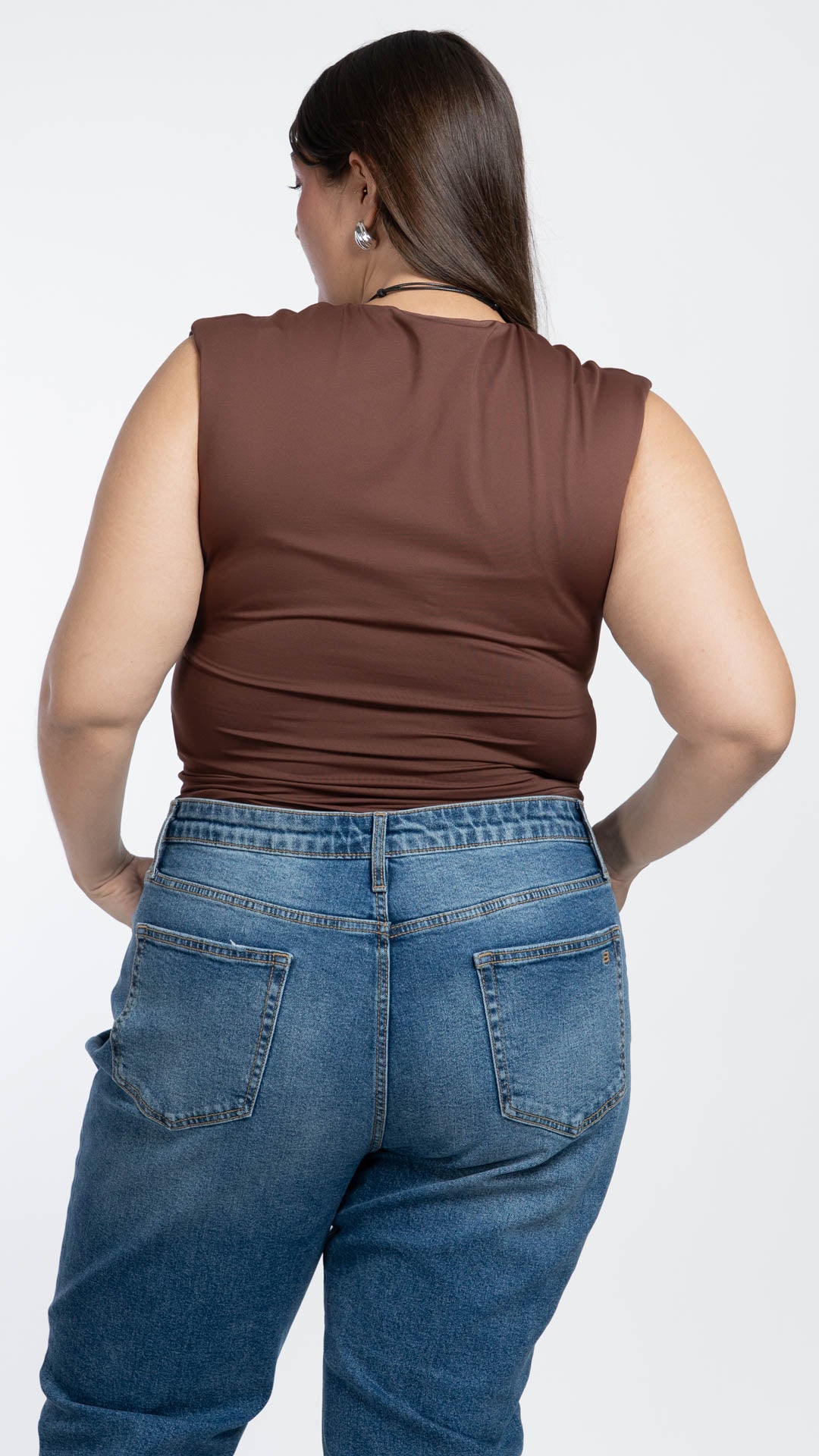 Blusa Sin Mangas Curvy B Basic BB0336