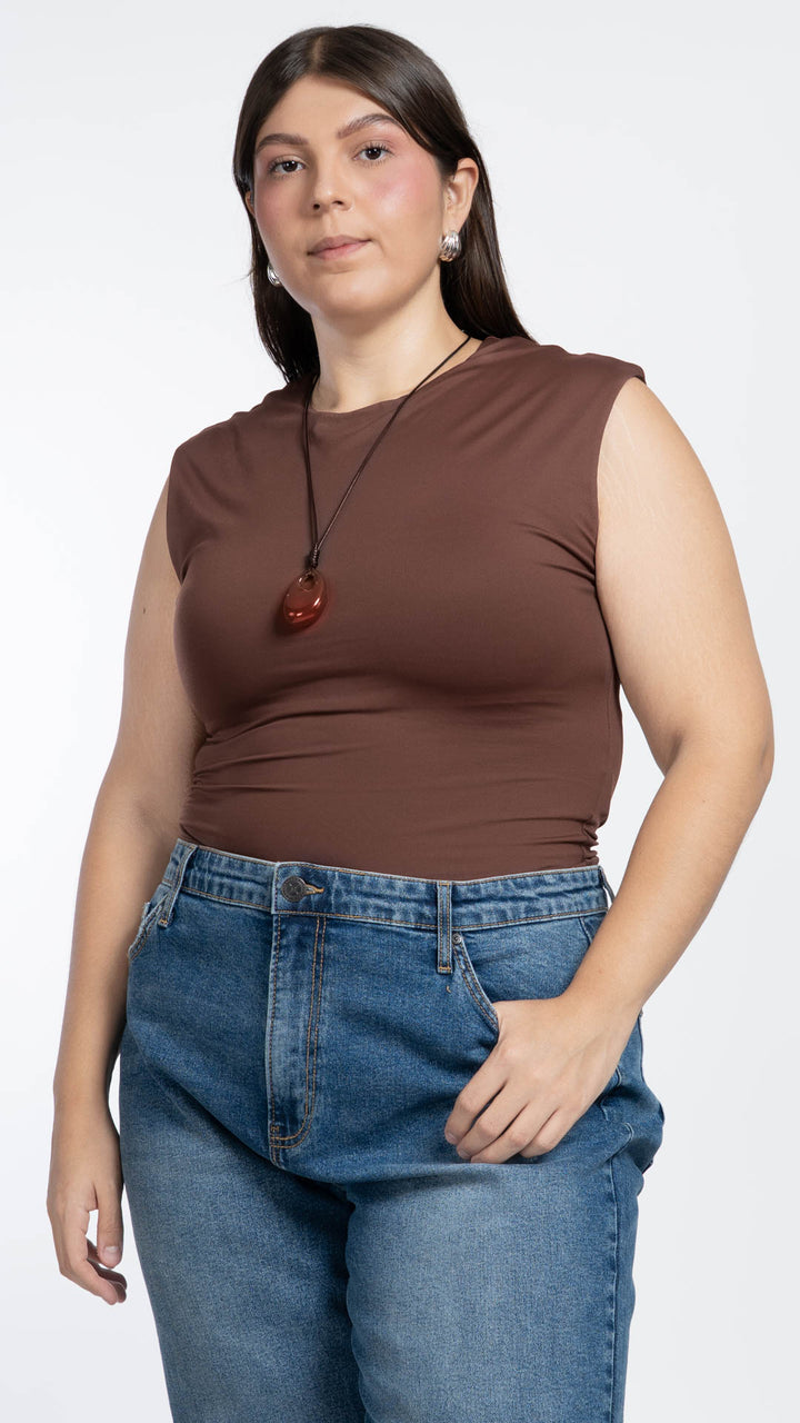 Blusa Sin Mangas Curvy B Basic BB0336