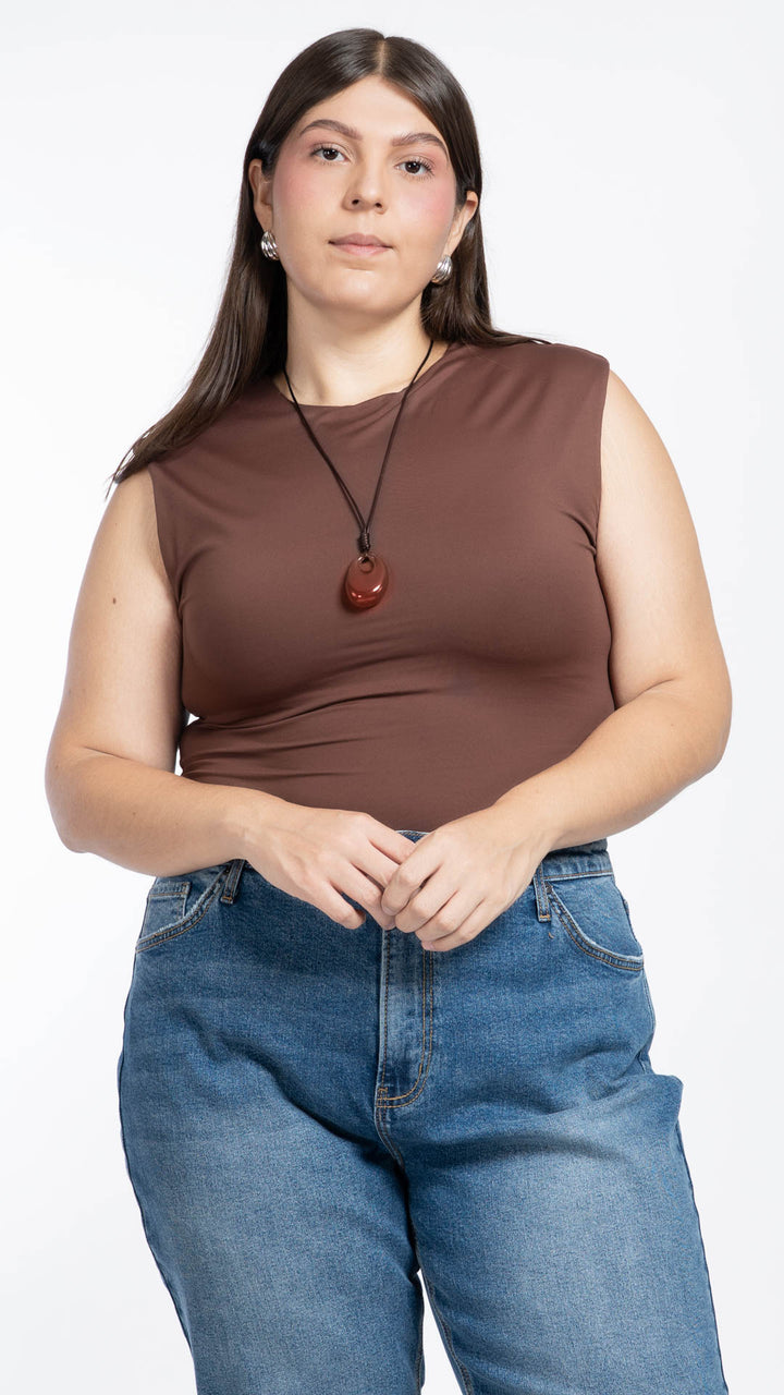 Blusa Sin Mangas Curvy B Basic BB0336