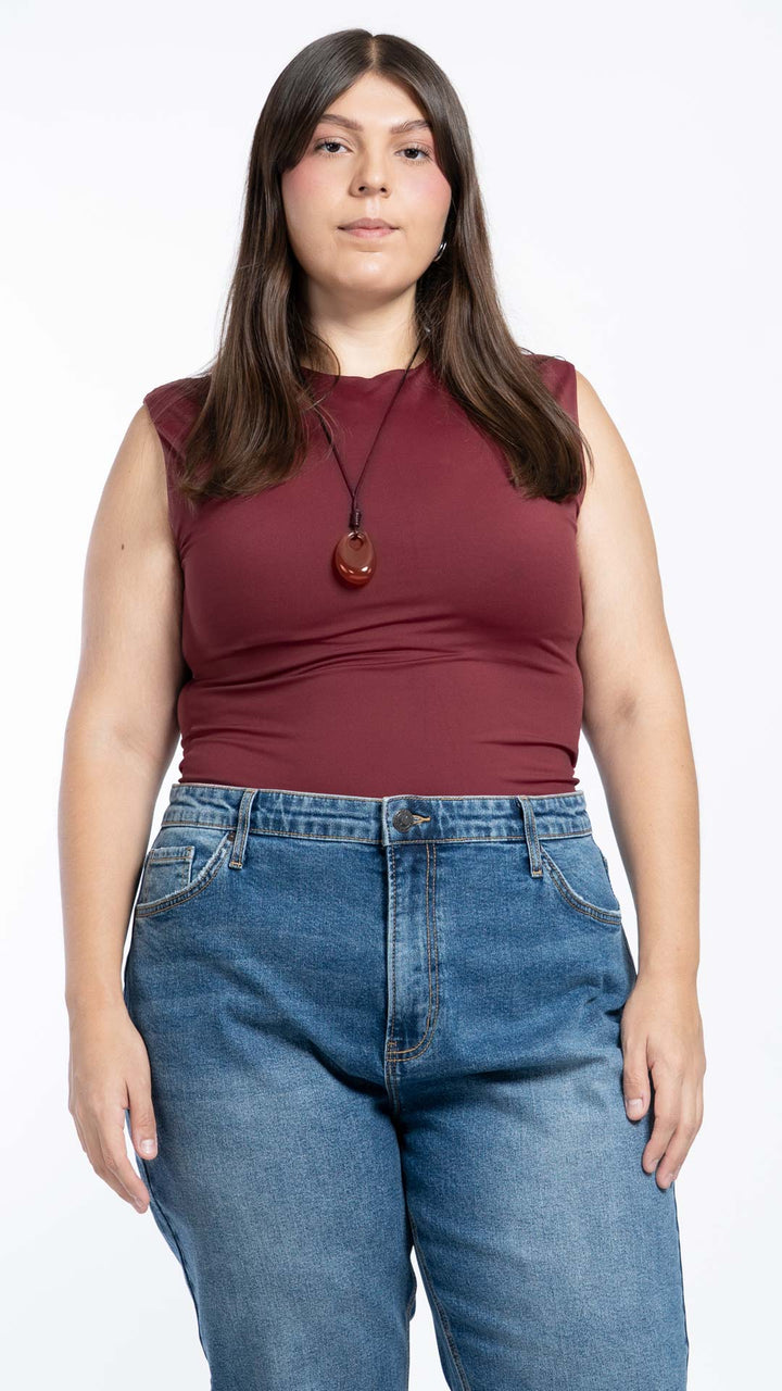 Blusa Sin Mangas Curvy B Basic BB0336