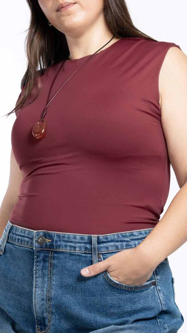 Blusa Sin Mangas Curvy B Basic BB0336