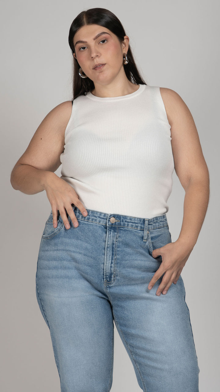 Blusa Sin Mangas Curvy B Basic BB0368