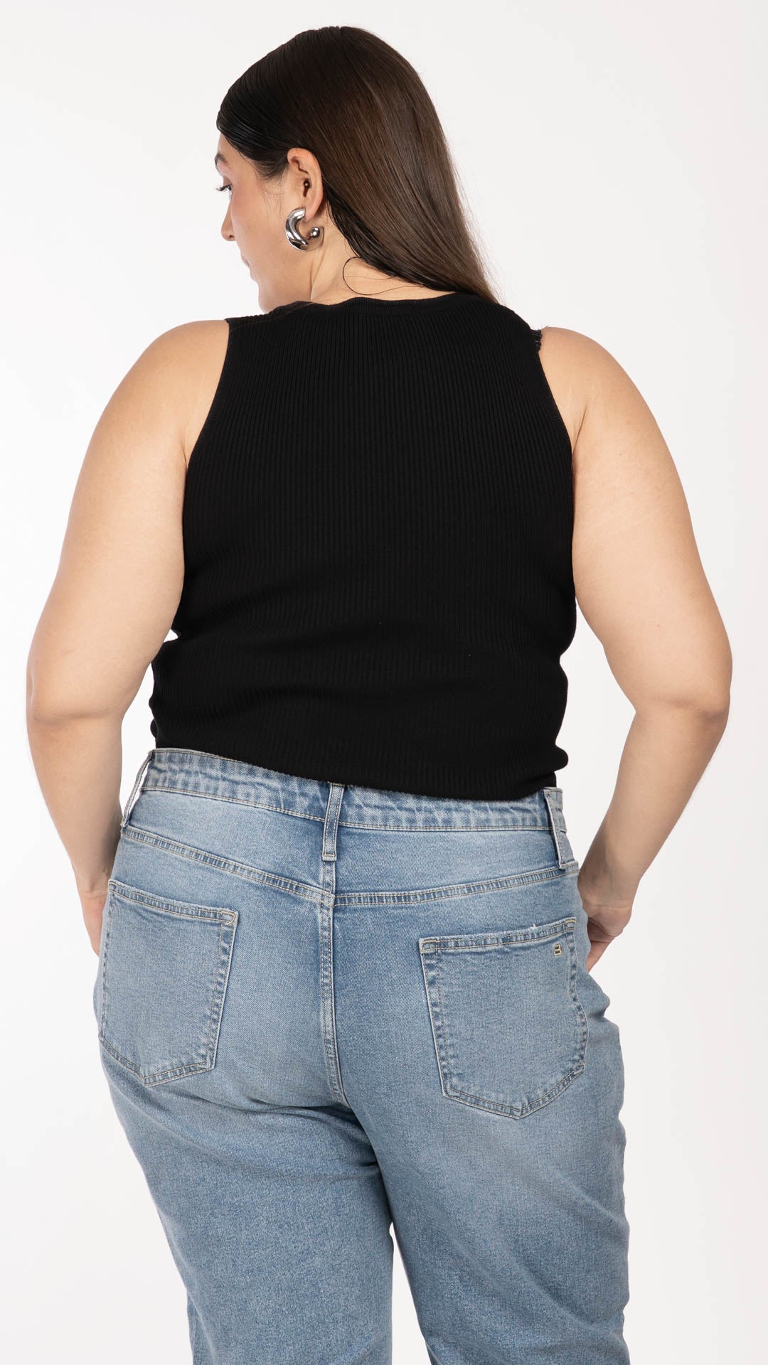 Blusa Sin Mangas Curvy B Basic BB0368