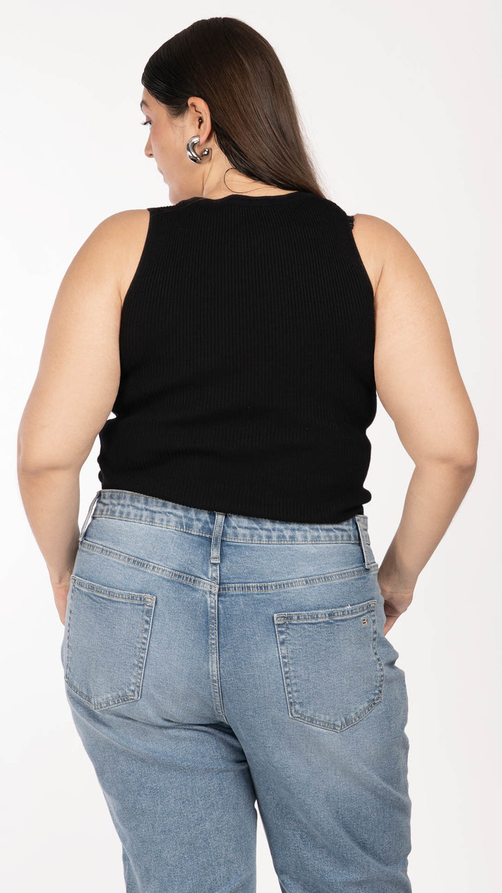 Blusa Sin Mangas Curvy B Basic BB0368