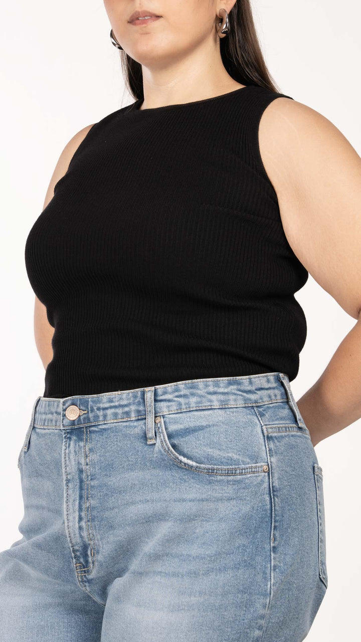 Blusa Sin Mangas Curvy B Basic BB0368