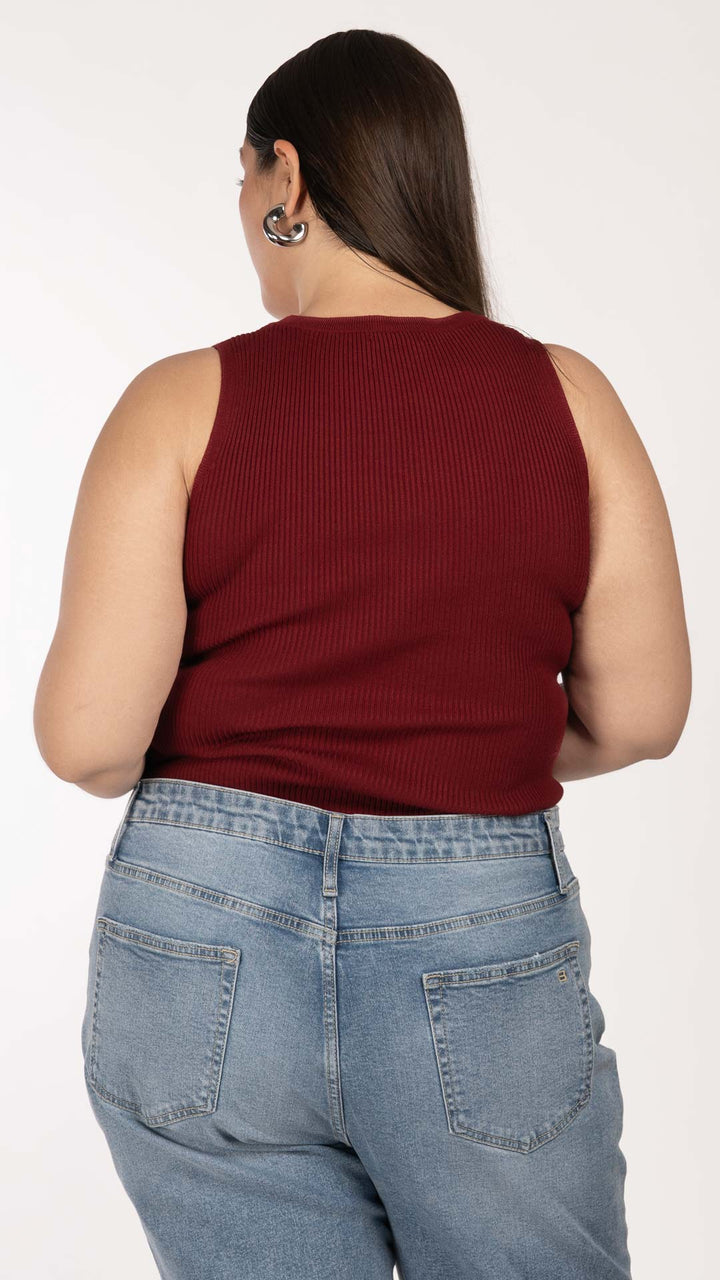 Blusa Sin Mangas Curvy B Basic BB0368
