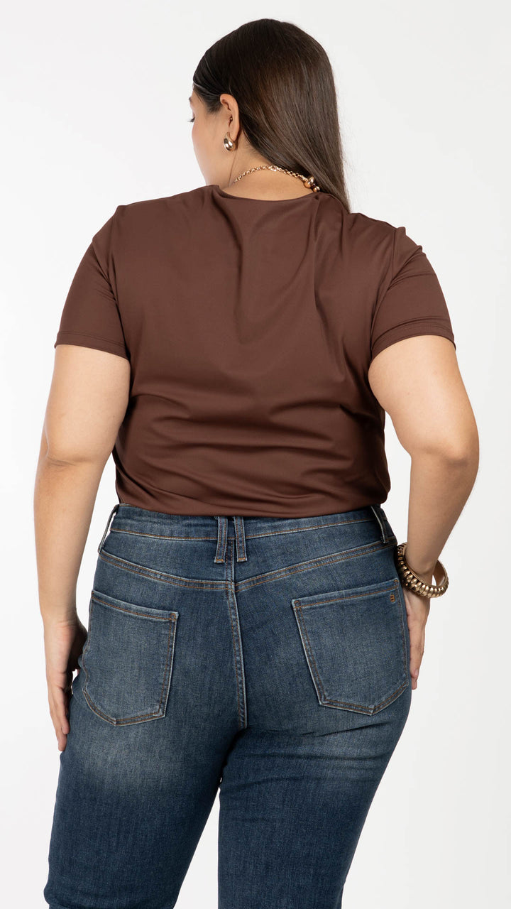 Playera Manga Corta Curvy B Basic BB0310