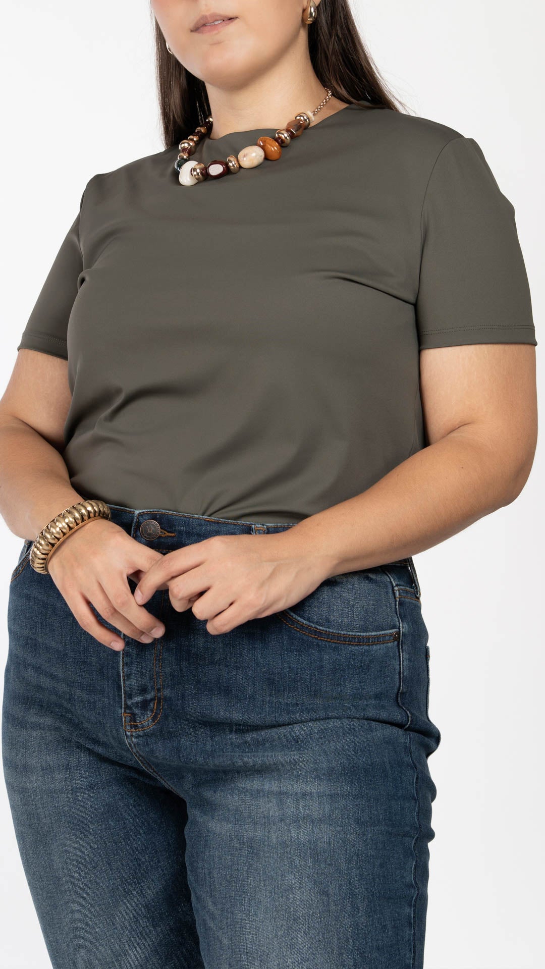 Playera Manga Corta Curvy B Basic BB0310