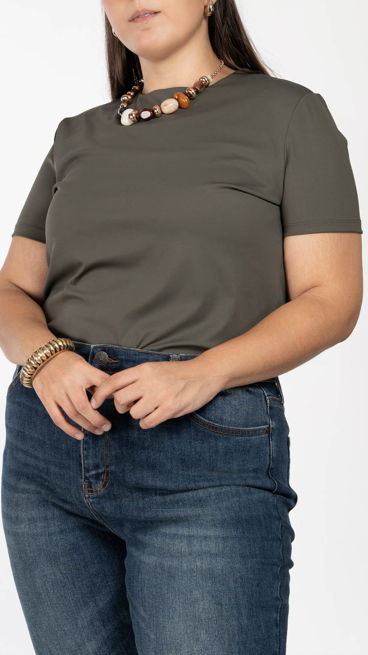 Playera Manga Corta Curvy B Basic BB0310