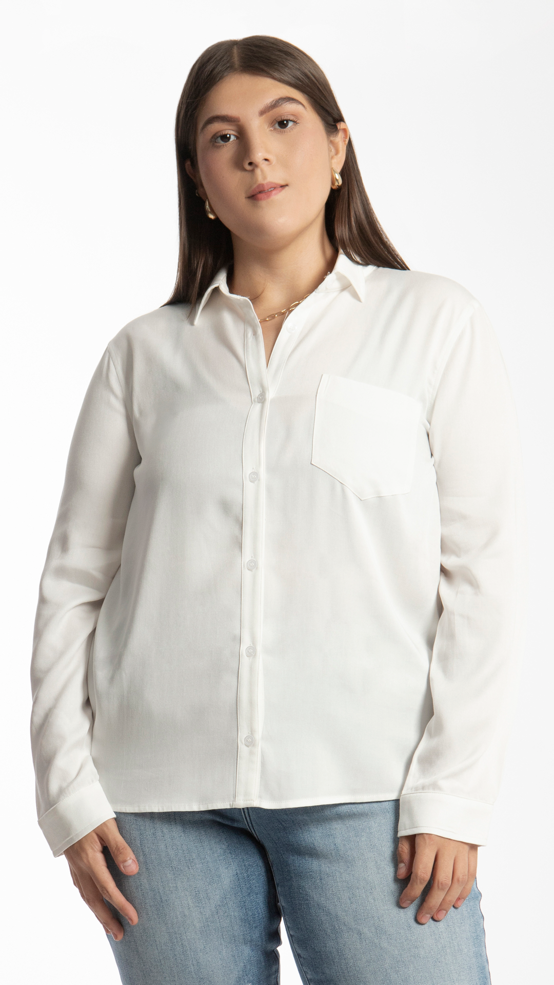 Camisa De Vestir Curvy B Basic BB0149