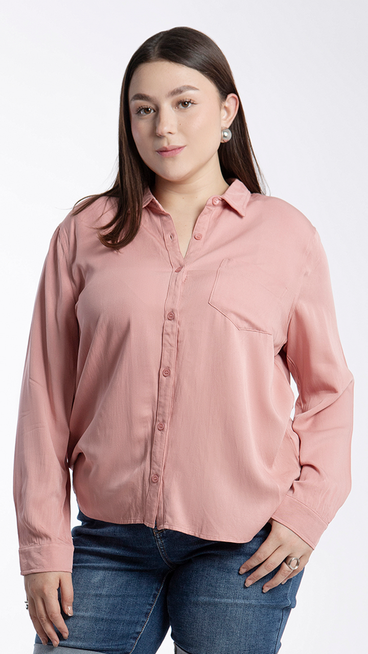 Camisa De Vestir Curvy B Basic BB0149