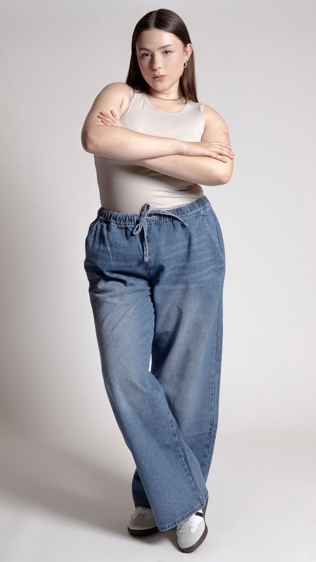 Pantalón Wide Leg Curvy B Basic BB7069