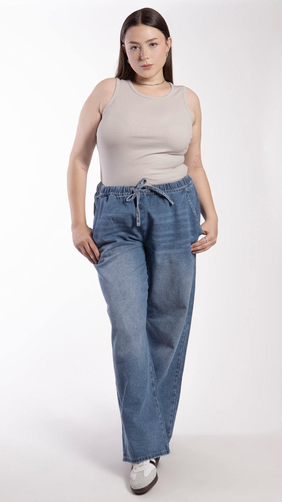 Pantalón Wide Leg Curvy B Basic BB7069