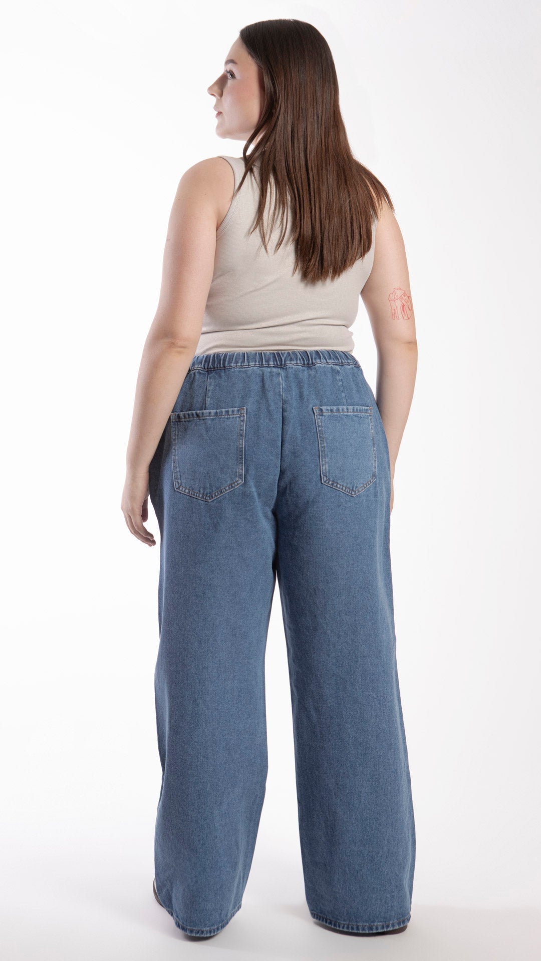 Pantalón Wide Leg Curvy B Basic BB7069
