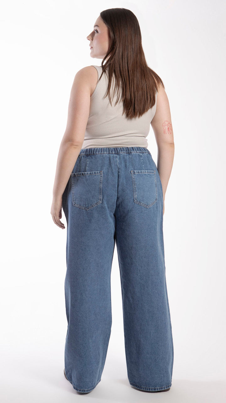 Pantalón Wide Leg Curvy B Basic BB7069