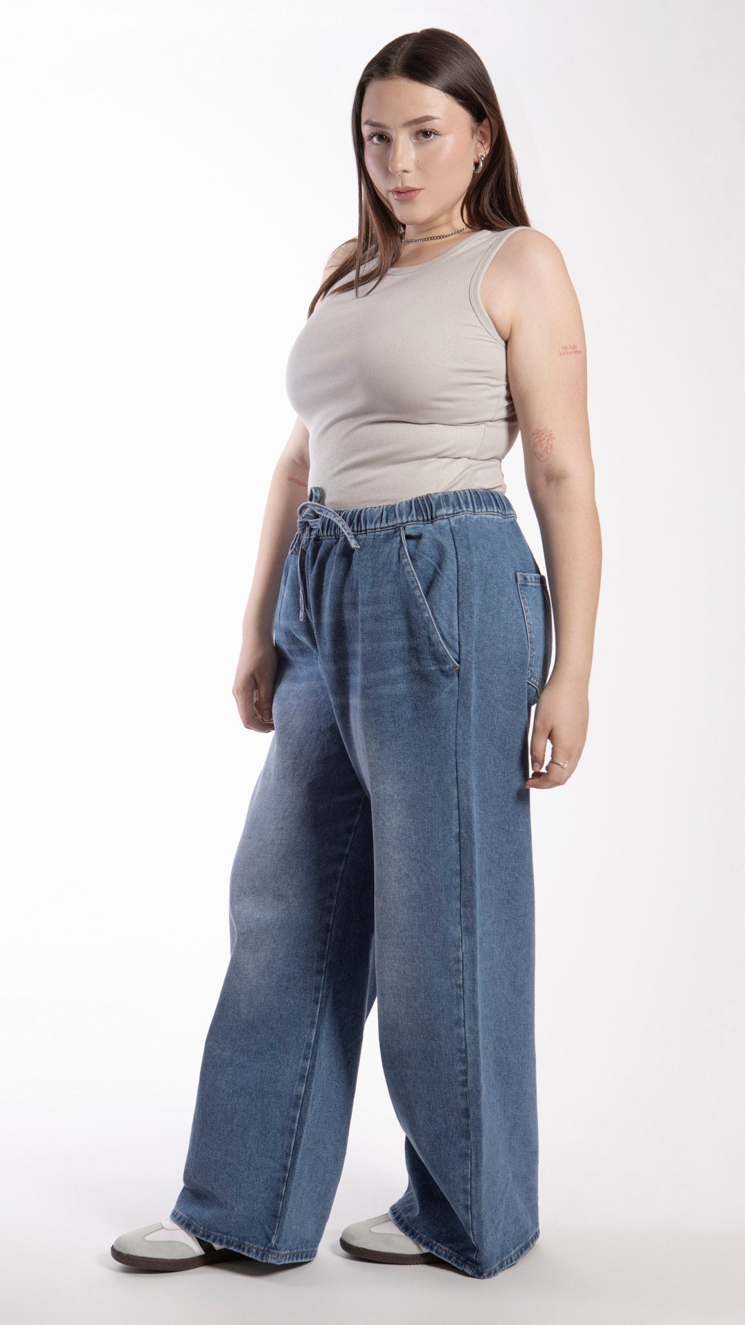 Pantalón Wide Leg Curvy B Basic BB7069