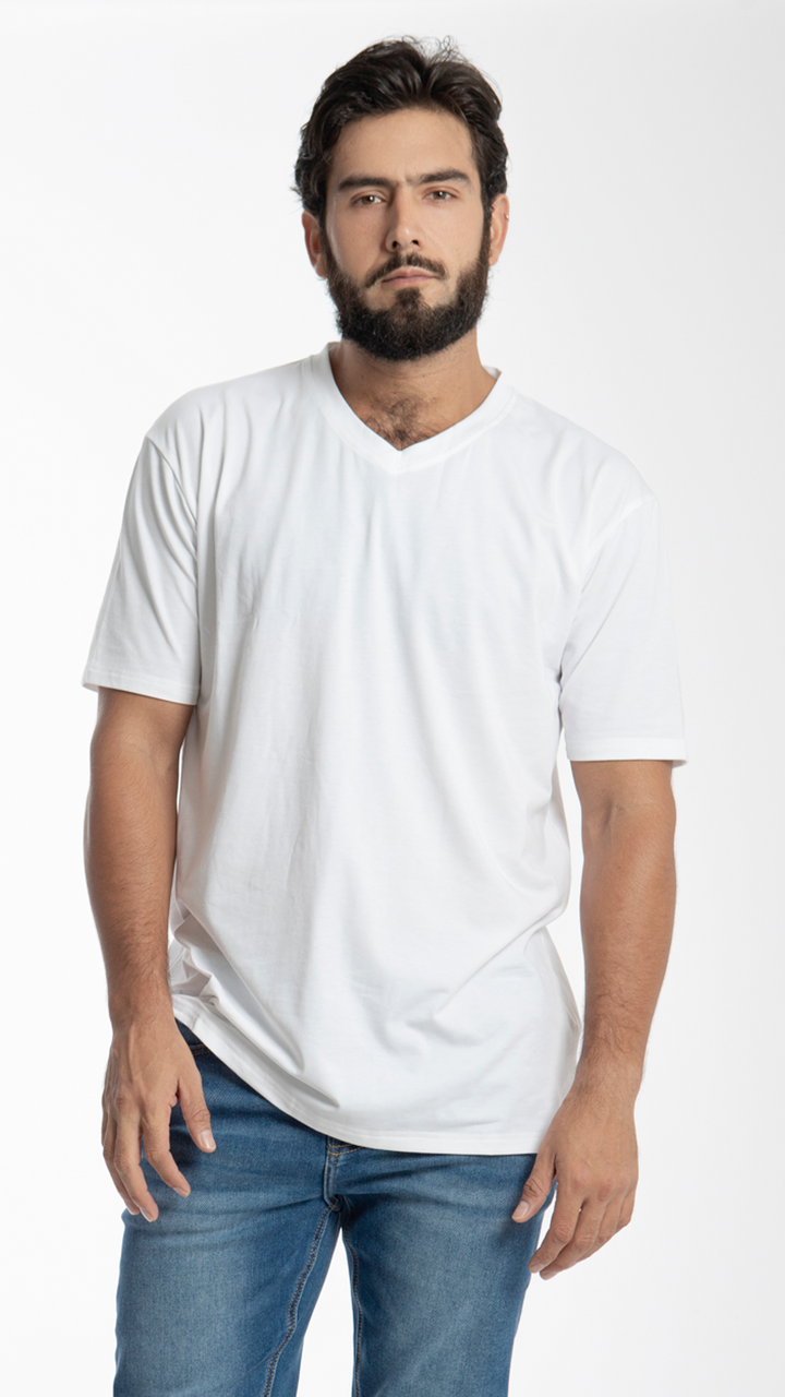 Playera Con Cuello Para Hombre B Basic BB0116