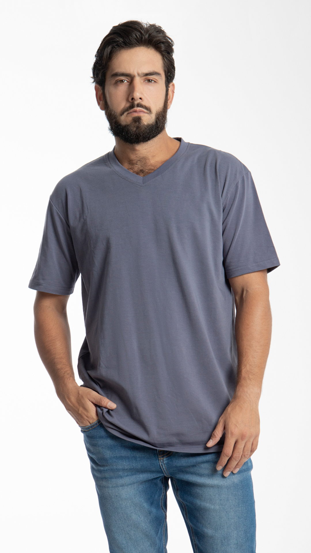 Playera Con Cuello Para Hombre B Basic BB0116