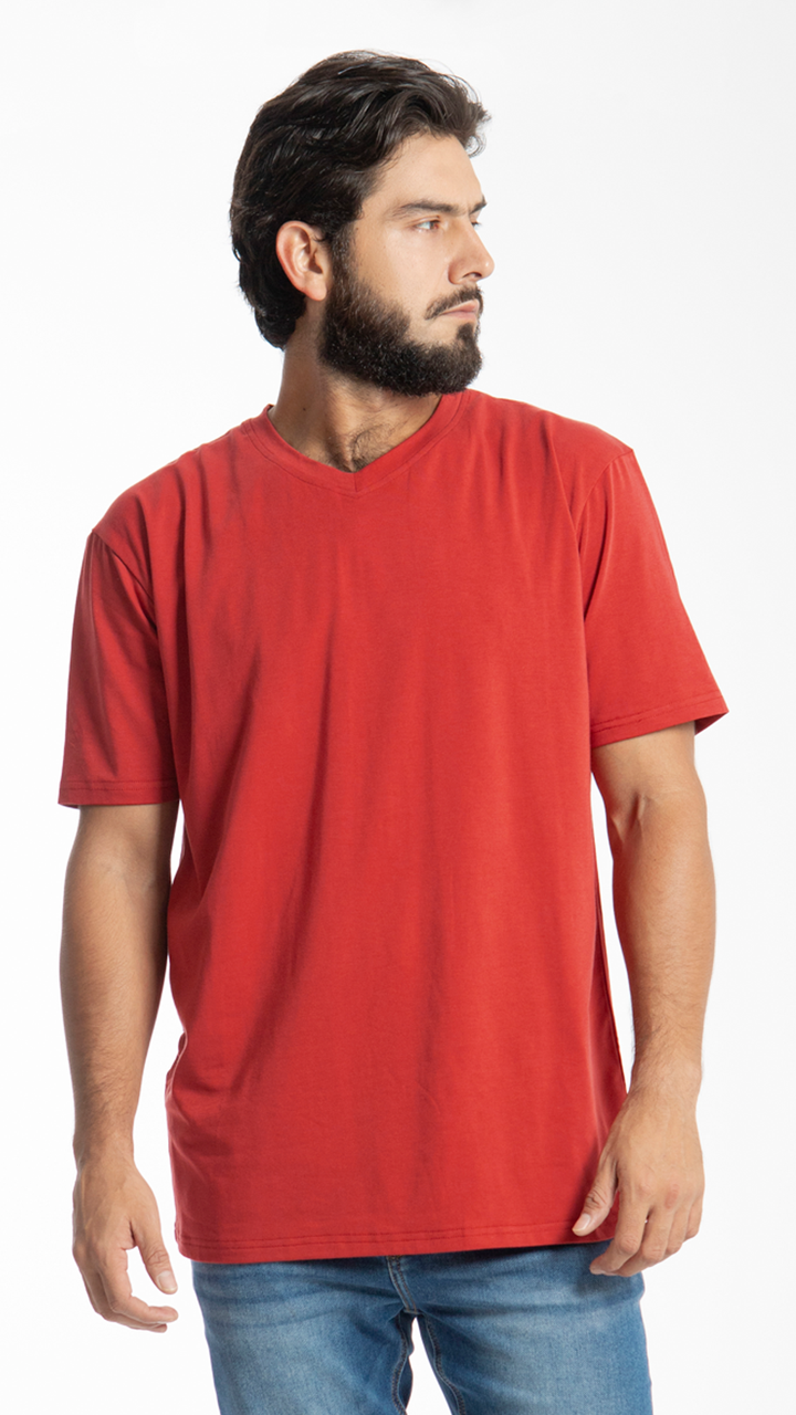 Playera Con Cuello Para Hombre B Basic BB0116