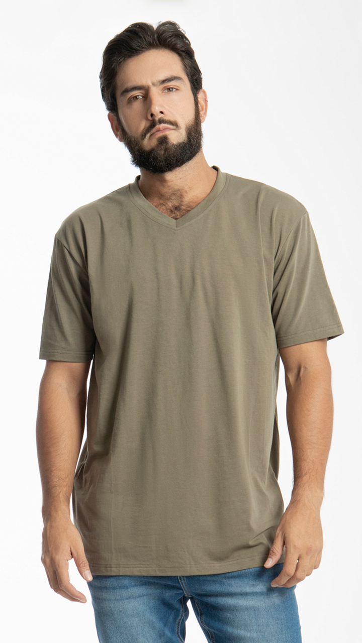 Playera Con Cuello Para Hombre B Basic BB0116