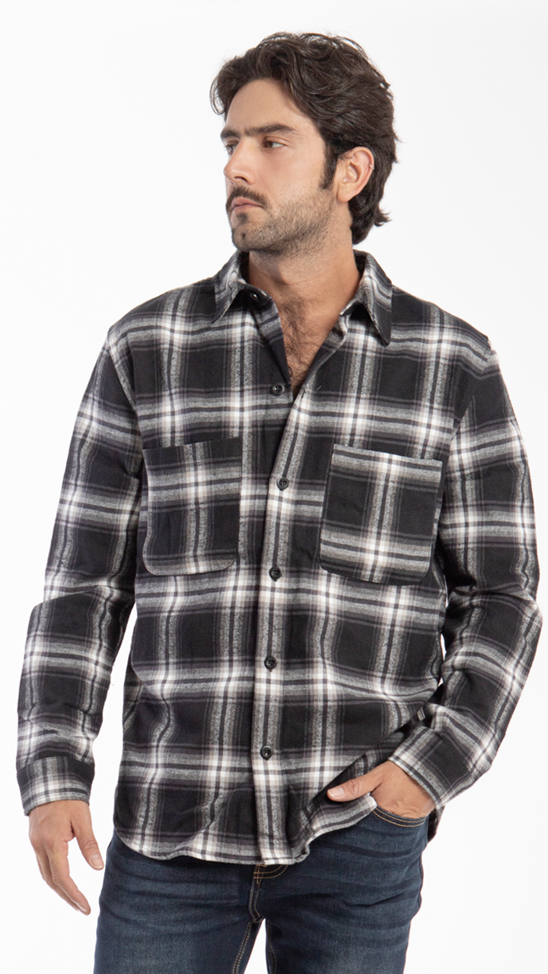 Camisa de Cuadros Hombre B Basic BBC0122
