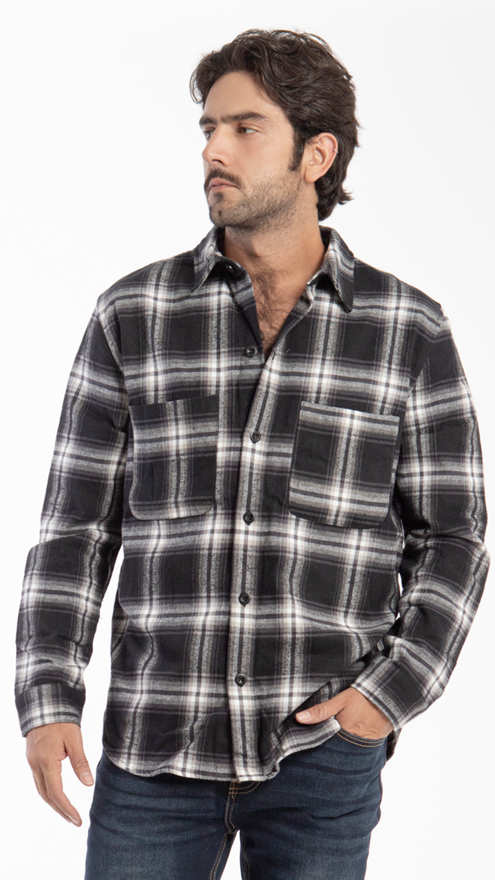 Camisa de Cuadros Hombre B Basic BBC0122