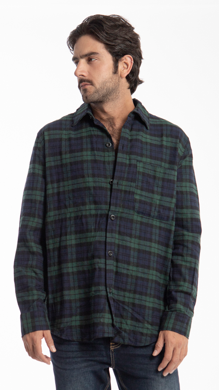 Camisa de Cuadros Hombre B Basic BBC0122