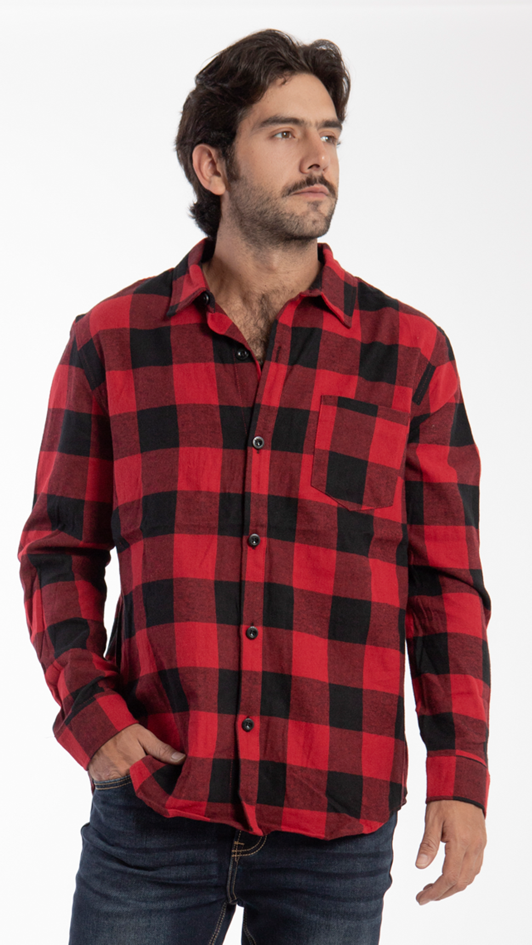 Camisa de Cuadros Hombre B Basic BBC0122