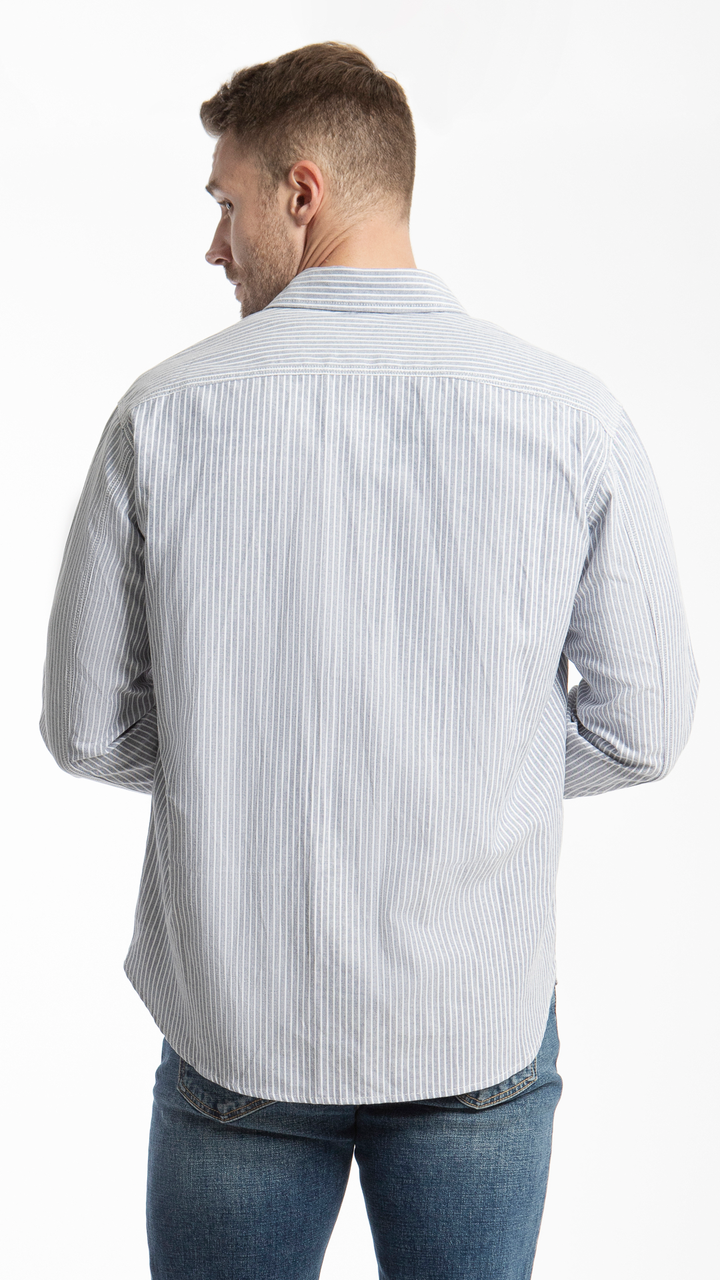 Camisa De Rayas Hombre B Basic BB0224