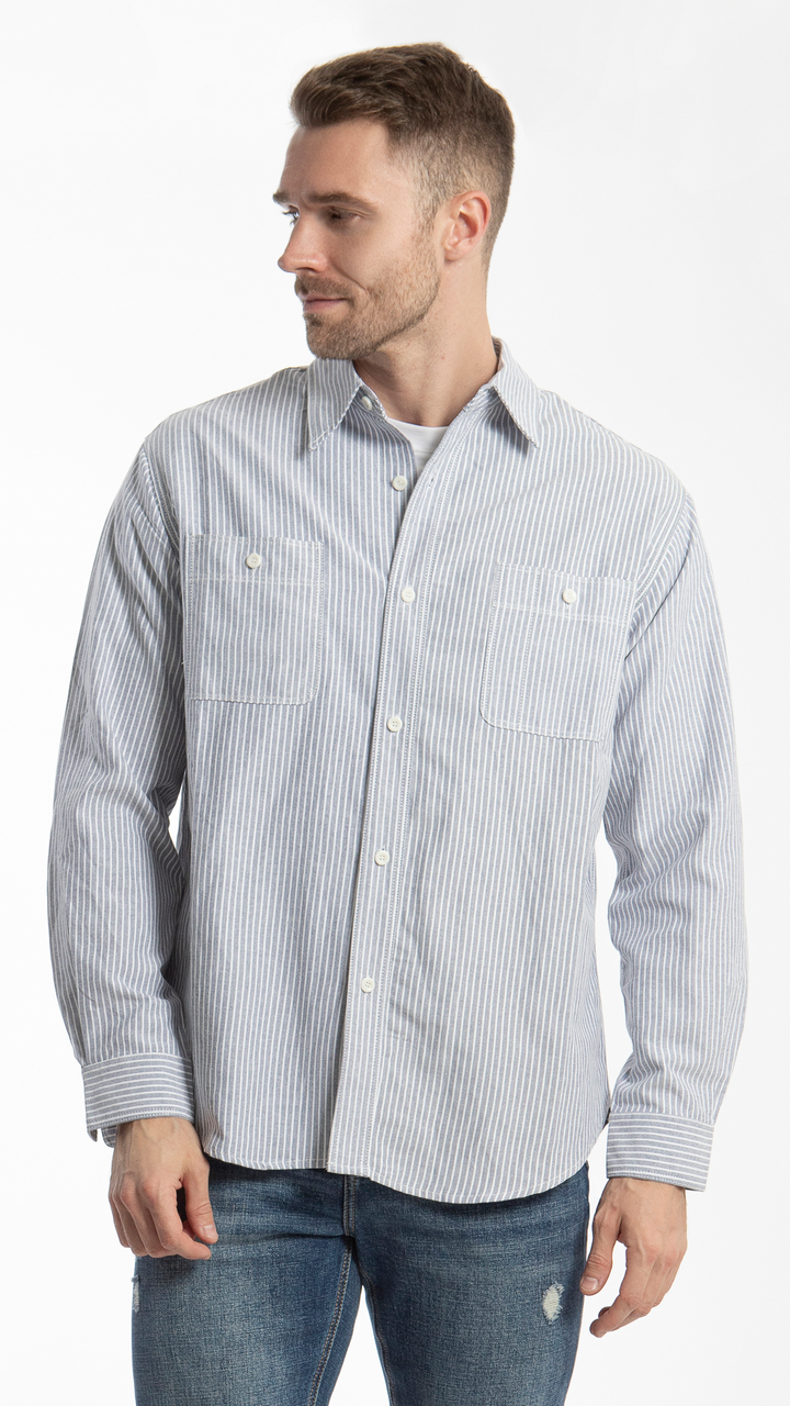 Camisa De Rayas Hombre B Basic BB0224