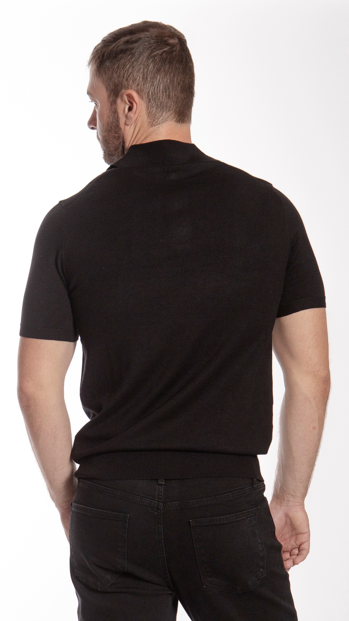camisa-polo-tejida-negra-hombre-b-basic