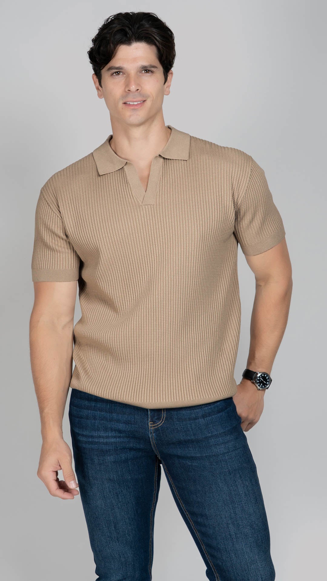 Camisa Polo Manga Corta Hombre B Basic BB0393