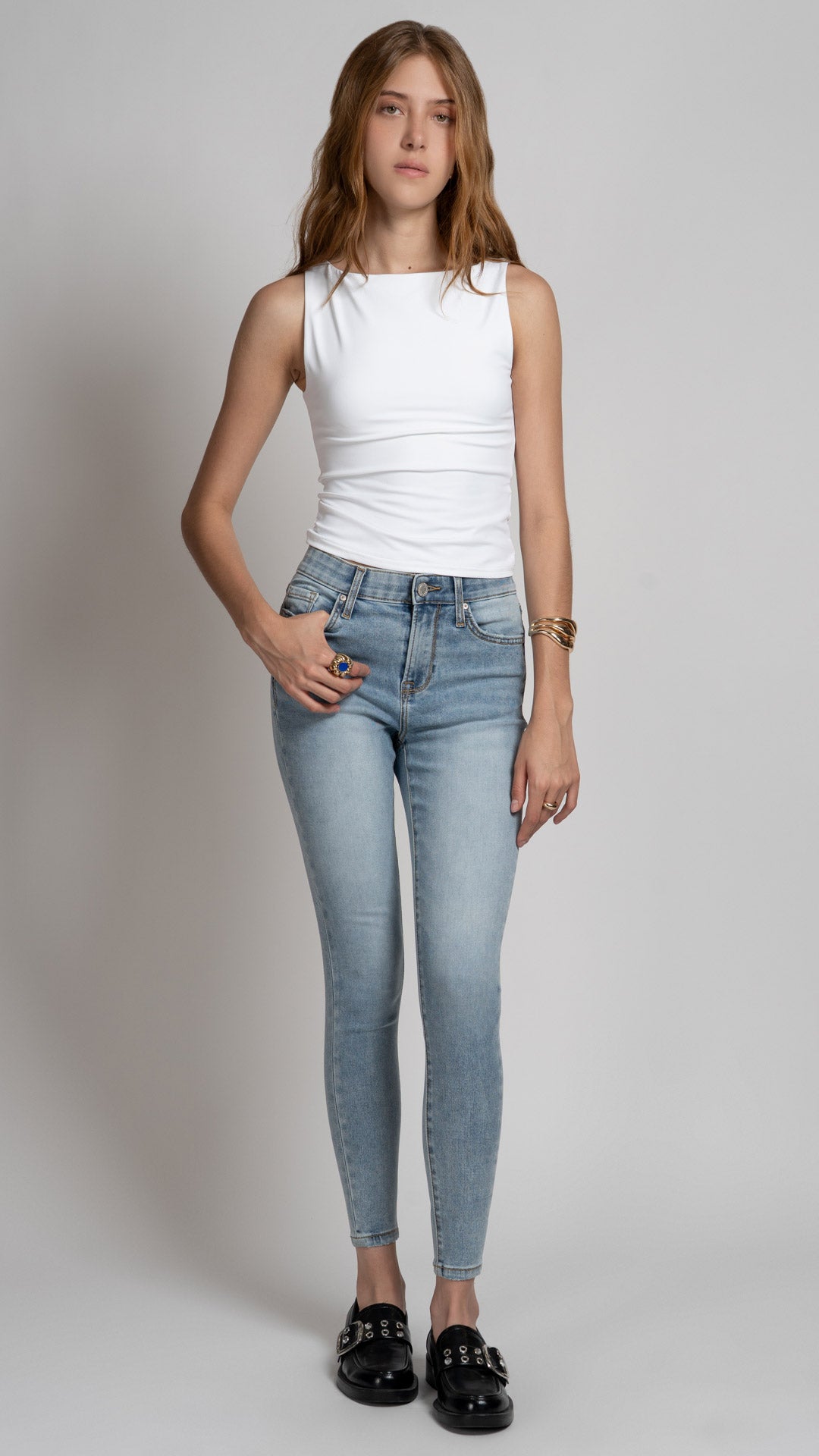 Pantalón High Rise Skinny Mujer Balam BL221