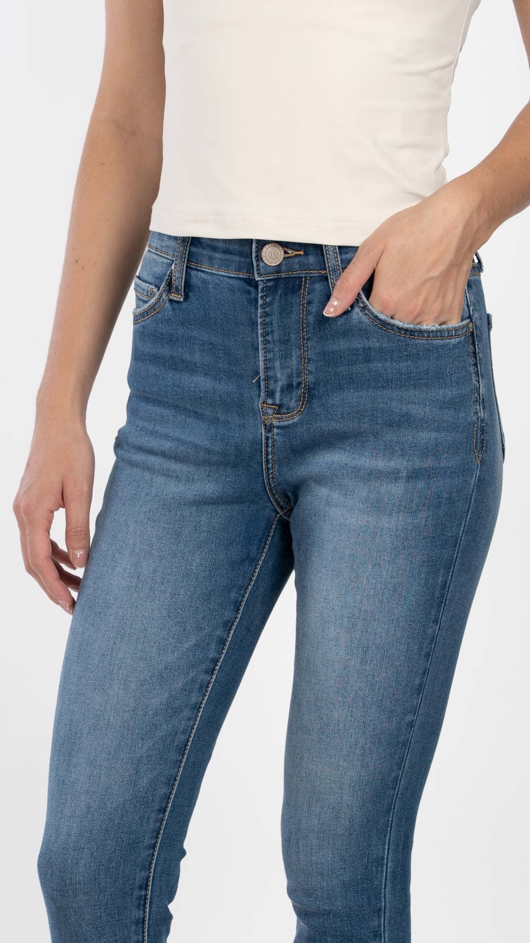 Pantalón High Rise Skinny Mujer Balam BL221