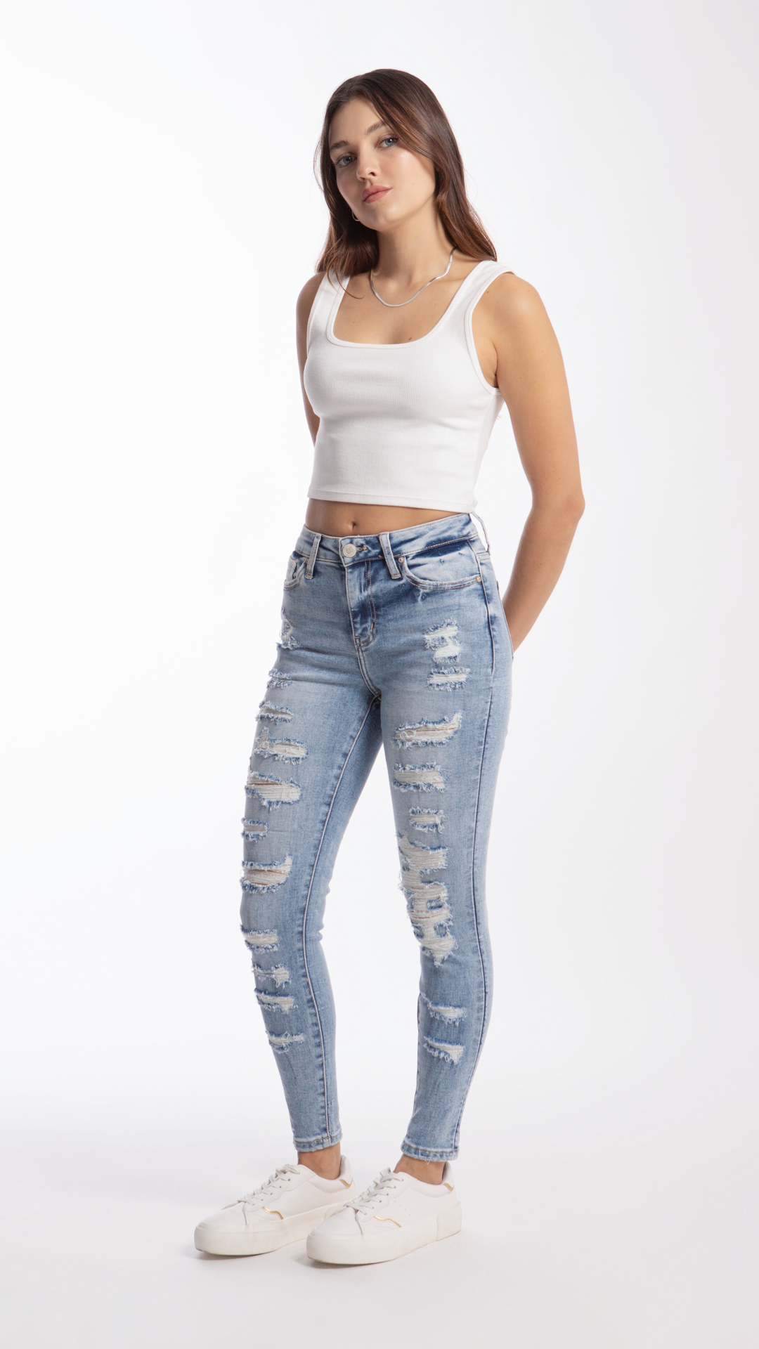 Pantalón High Rise Skinny Mujer Balam BL6412