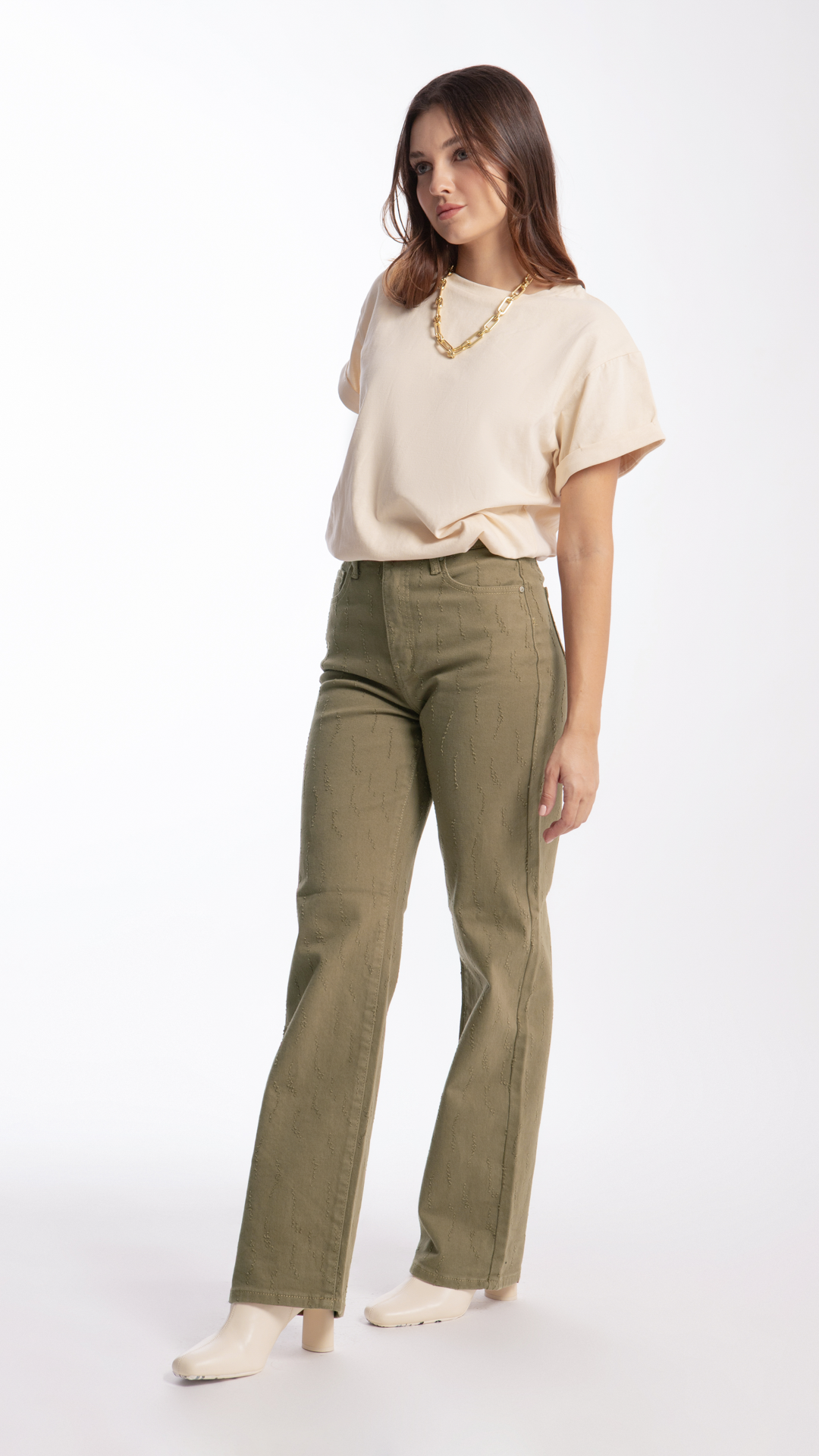 Pantalón Wide Leg Mujer Balam BL6512