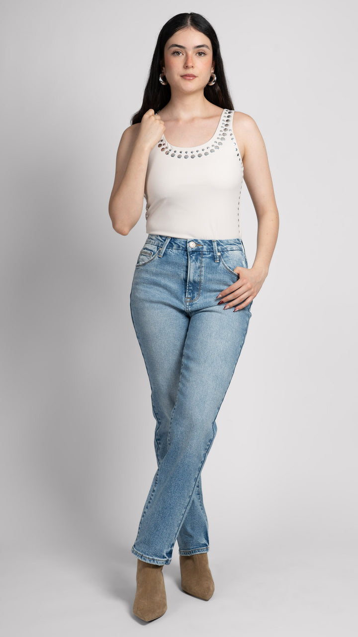 Pantalón Straight Mujer Balam BL7014