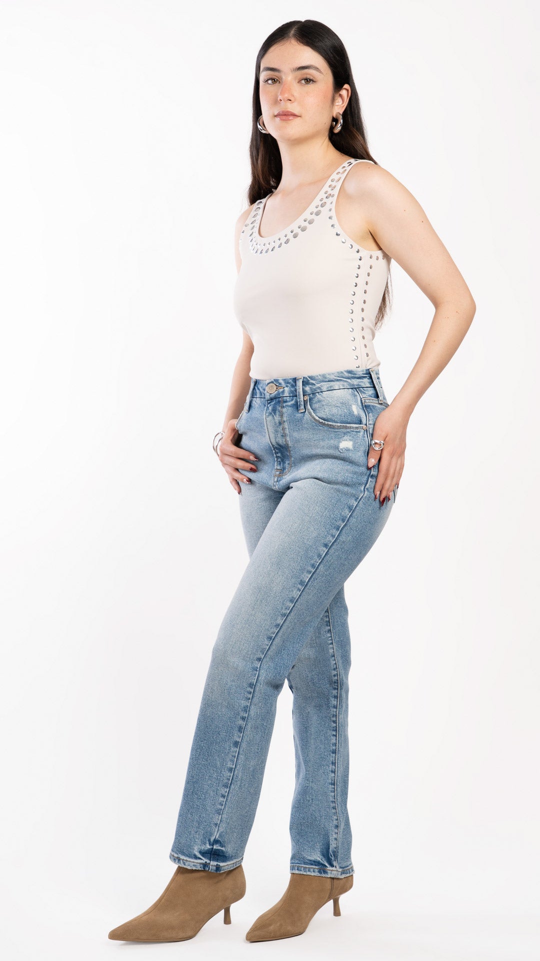 Pantalón Straight Mujer Balam BL7014